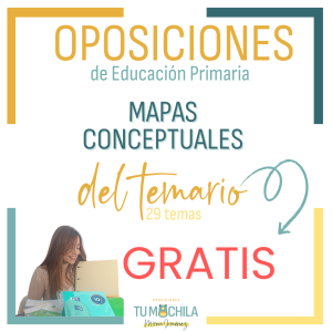 Mapas conceptuales gratis elaborados por Mireia Jiménez para los 29 temas de las oposiciones de Educación Primaria